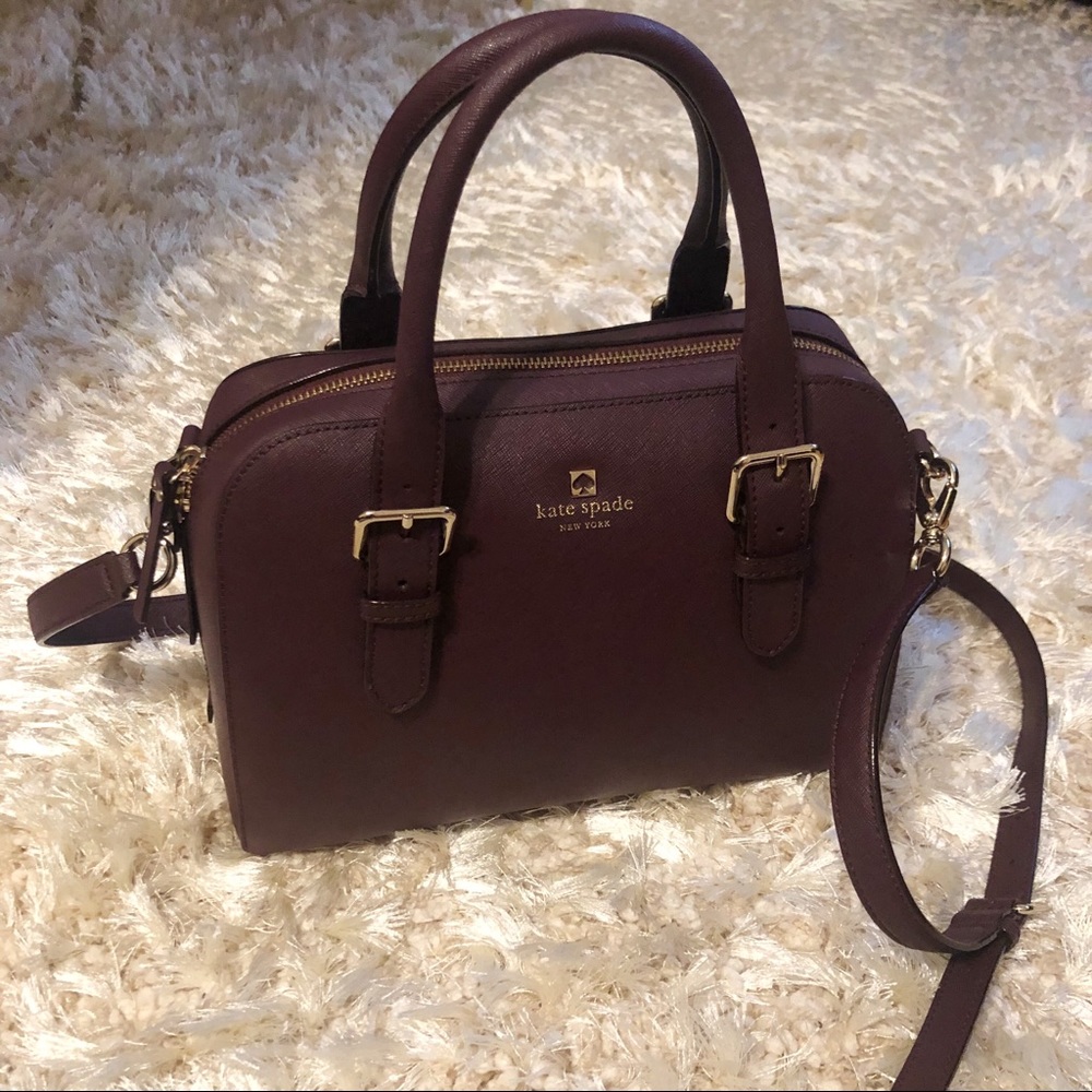 Kate Spade Purse in Mulled Wine